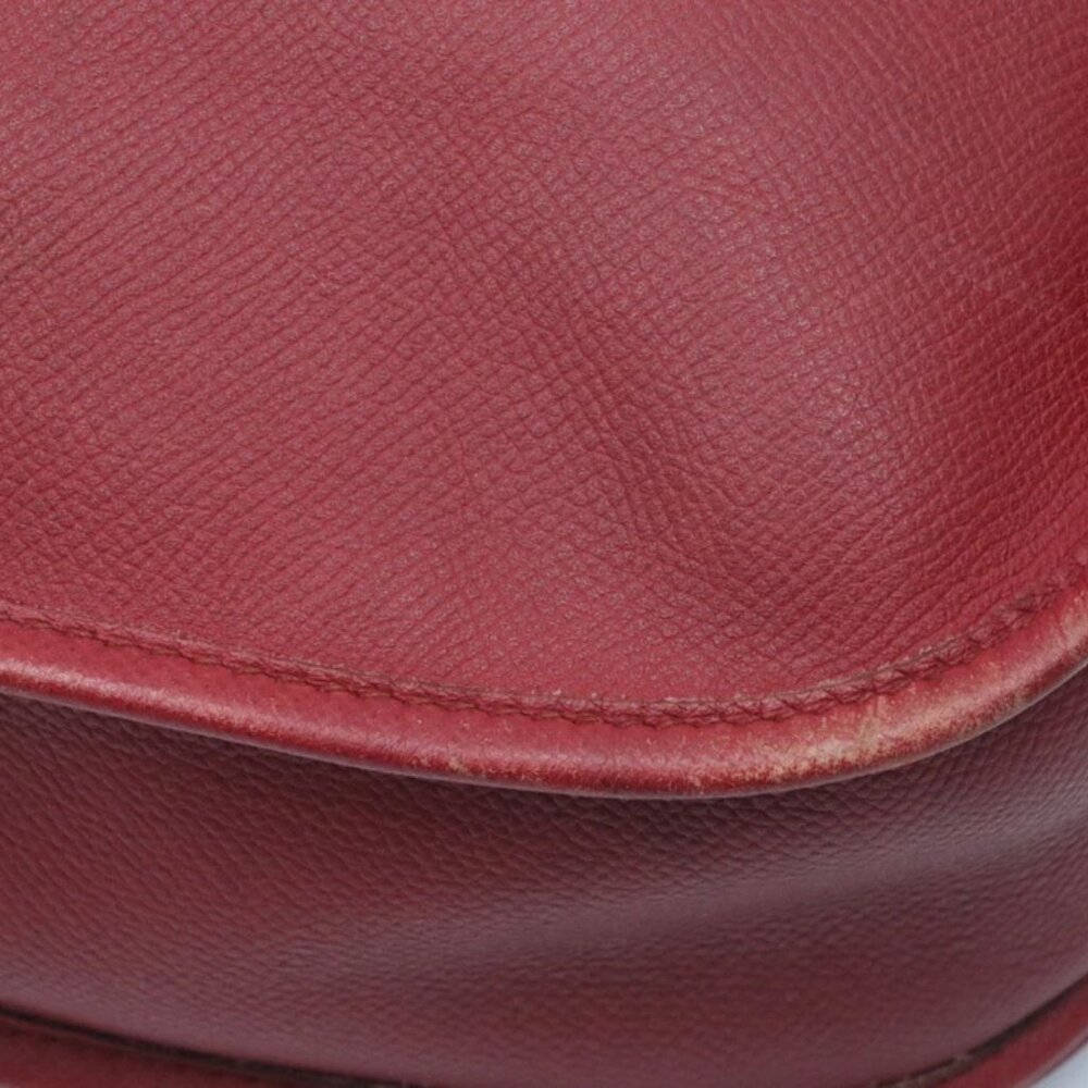 Hermes Taurillon Clemence Evelyne III GM Shoulder Bag - Dark Fuchia Pink - Picture 10 of 15